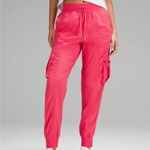 NWT LuLuLemon Dance Studio Relaxed-Fit Mid-Rise Cargo Jogger in Glazed Pink